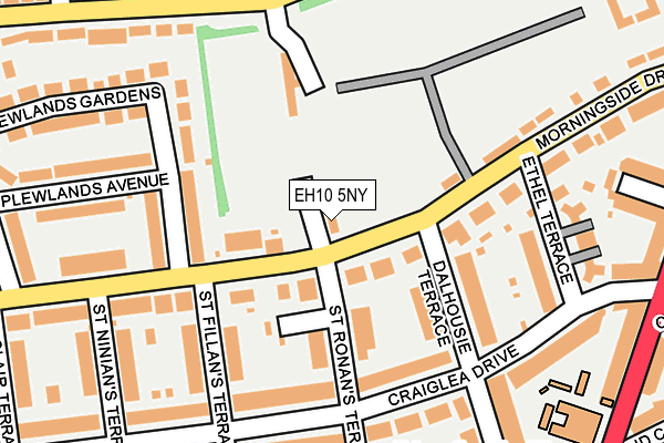 EH10 5NY map - OS OpenMap – Local (Ordnance Survey) EH10 5NY map - OS OpenMap – Local (Ordnance Survey)