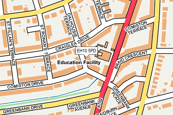 EH10 5PD map - OS OpenMap – Local (Ordnance Survey) EH10 5PD map - OS OpenMap – Local (Ordnance Survey)