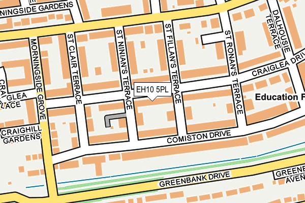 EH10 5PL map - OS OpenMap – Local (Ordnance Survey) EH10 5PL map - OS OpenMap – Local (Ordnance Survey)