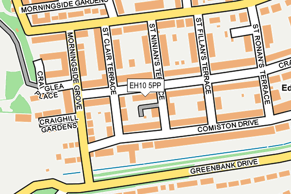 EH10 5PP map - OS OpenMap – Local (Ordnance Survey) EH10 5PP map - OS OpenMap – Local (Ordnance Survey)
