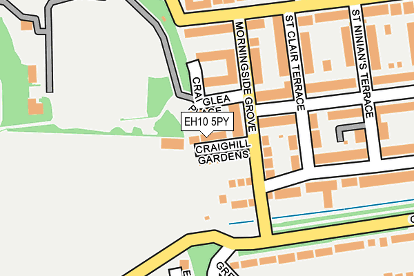 EH10 5PY map - OS OpenMap – Local (Ordnance Survey) EH10 5PY map - OS OpenMap – Local (Ordnance Survey)