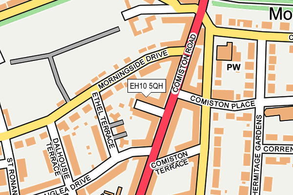 EH10 5QH map - OS OpenMap – Local (Ordnance Survey) EH10 5QH map - OS OpenMap – Local (Ordnance Survey)