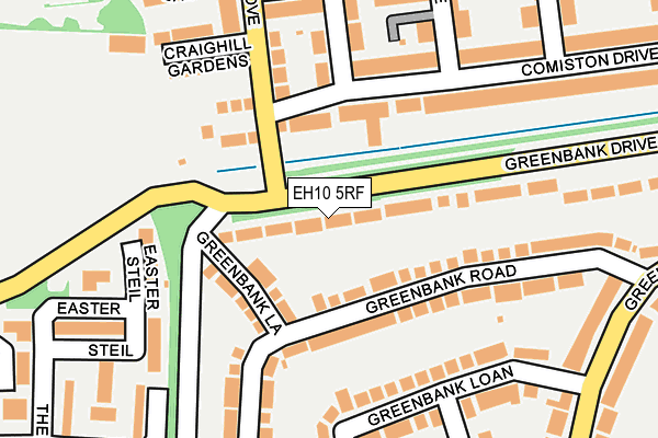 EH10 5RF map - OS OpenMap – Local (Ordnance Survey) EH10 5RF map - OS OpenMap – Local (Ordnance Survey)