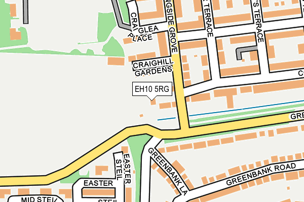 EH10 5RG map - OS OpenMap – Local (Ordnance Survey) EH10 5RG map - OS OpenMap – Local (Ordnance Survey)