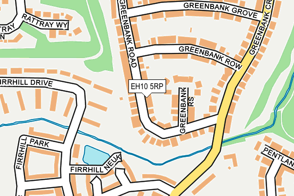 EH10 5RP map - OS OpenMap – Local (Ordnance Survey) EH10 5RP map - OS OpenMap – Local (Ordnance Survey)