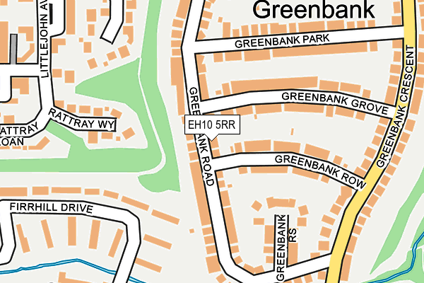 EH10 5RR map - OS OpenMap – Local (Ordnance Survey) EH10 5RR map - OS OpenMap – Local (Ordnance Survey)