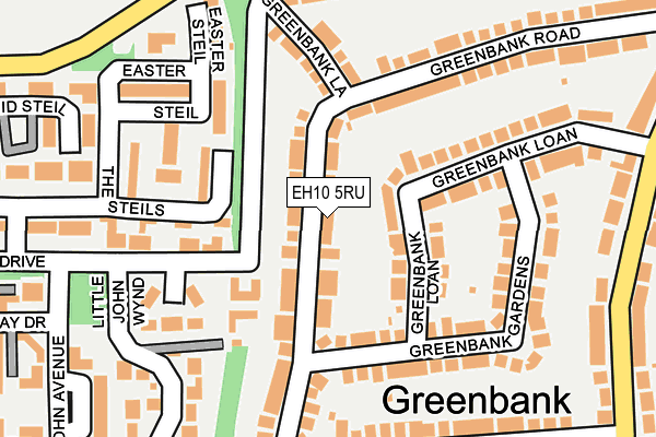EH10 5RU map - OS OpenMap – Local (Ordnance Survey) EH10 5RU map - OS OpenMap – Local (Ordnance Survey)