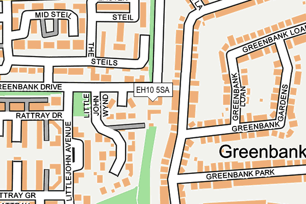 EH10 5SA map - OS OpenMap – Local (Ordnance Survey) EH10 5SA map - OS OpenMap – Local (Ordnance Survey)