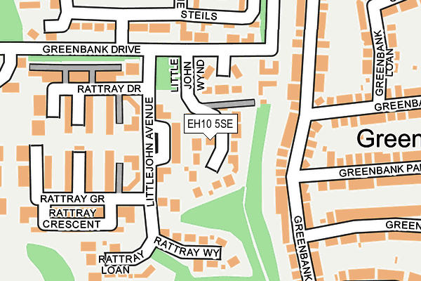 EH10 5SE map - OS OpenMap – Local (Ordnance Survey) EH10 5SE map - OS OpenMap – Local (Ordnance Survey)