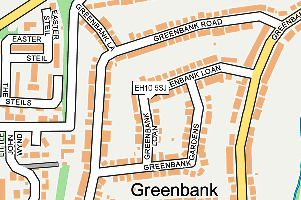 EH10 5SJ map - OS OpenMap – Local (Ordnance Survey) EH10 5SJ map - OS OpenMap – Local (Ordnance Survey)