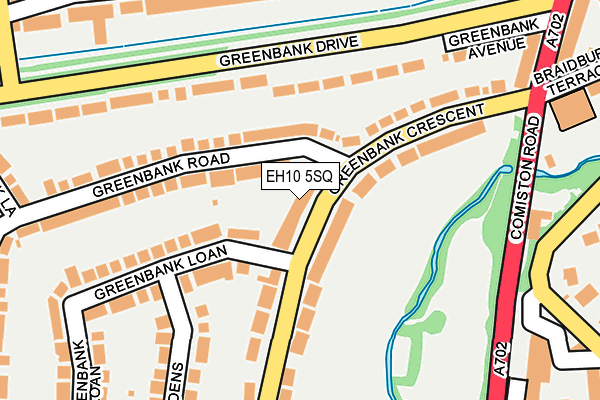 EH10 5SQ map - OS OpenMap – Local (Ordnance Survey) EH10 5SQ map - OS OpenMap – Local (Ordnance Survey)