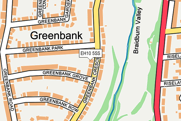 EH10 5SS map - OS OpenMap – Local (Ordnance Survey) EH10 5SS map - OS OpenMap – Local (Ordnance Survey)
