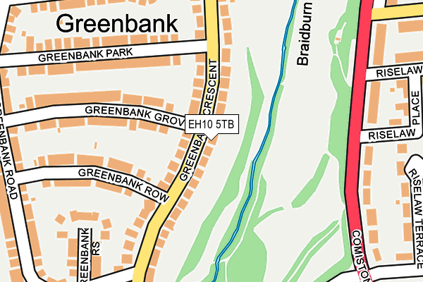 EH10 5TB map - OS OpenMap – Local (Ordnance Survey) EH10 5TB map - OS OpenMap – Local (Ordnance Survey)