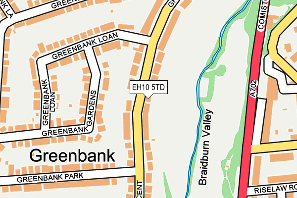 EH10 5TD map - OS OpenMap – Local (Ordnance Survey) EH10 5TD map - OS OpenMap – Local (Ordnance Survey)
