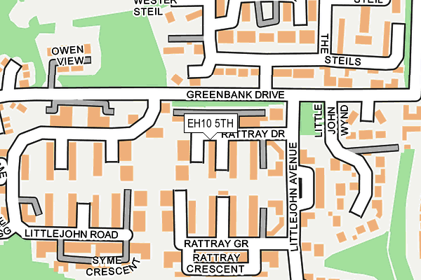 EH10 5TH map - OS OpenMap – Local (Ordnance Survey) EH10 5TH map - OS OpenMap – Local (Ordnance Survey)