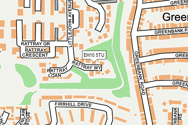 EH10 5TU map - OS OpenMap – Local (Ordnance Survey) EH10 5TU map - OS OpenMap – Local (Ordnance Survey)