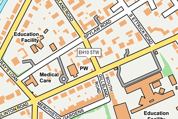 EH10 5TW map - OS OpenMap – Local (Ordnance Survey) EH10 5TW map - OS OpenMap – Local (Ordnance Survey)