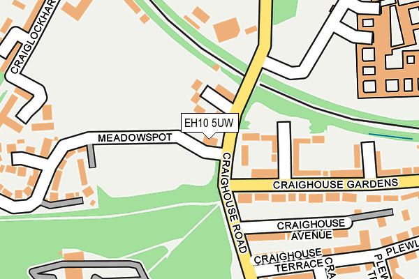 EH10 5UW map - OS OpenMap – Local (Ordnance Survey) EH10 5UW map - OS OpenMap – Local (Ordnance Survey)