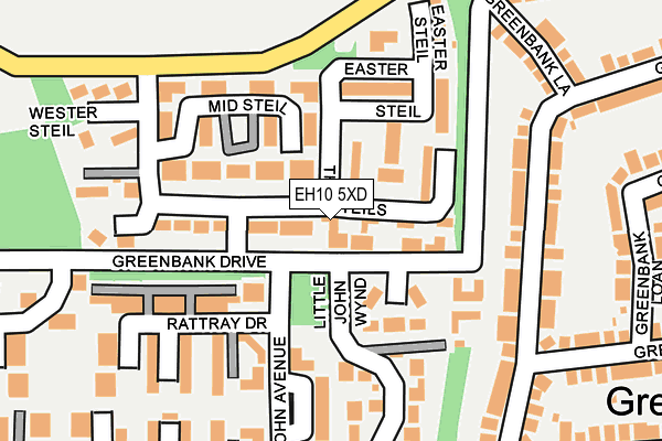 EH10 5XD map - OS OpenMap – Local (Ordnance Survey) EH10 5XD map - OS OpenMap – Local (Ordnance Survey)
