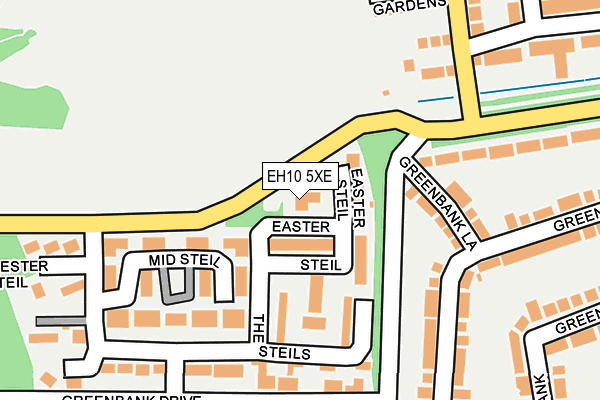 EH10 5XE map - OS OpenMap – Local (Ordnance Survey)