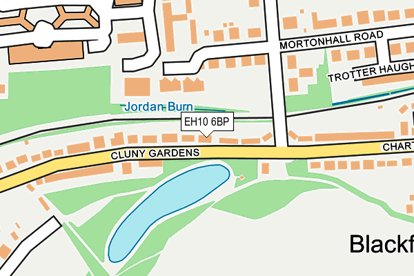 EH10 6BP map - OS OpenMap – Local (Ordnance Survey)