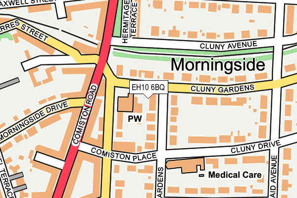 EH10 6BQ map - OS OpenMap – Local (Ordnance Survey) EH10 6BQ map - OS OpenMap – Local (Ordnance Survey)