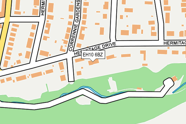 EH10 6BZ map - OS OpenMap – Local (Ordnance Survey) EH10 6BZ map - OS OpenMap – Local (Ordnance Survey)