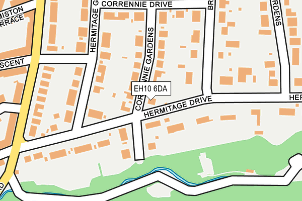 EH10 6DA map - OS OpenMap – Local (Ordnance Survey) EH10 6DA map - OS OpenMap – Local (Ordnance Survey)