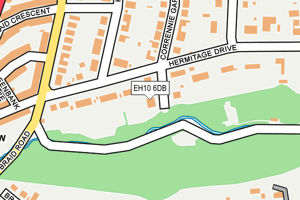 EH10 6DB map - OS OpenMap – Local (Ordnance Survey) EH10 6DB map - OS OpenMap – Local (Ordnance Survey)