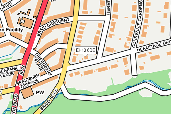 EH10 6DE map - OS OpenMap – Local (Ordnance Survey) EH10 6DE map - OS OpenMap – Local (Ordnance Survey)