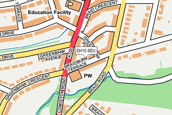EH10 6EU map - OS OpenMap – Local (Ordnance Survey) EH10 6EU map - OS OpenMap – Local (Ordnance Survey)