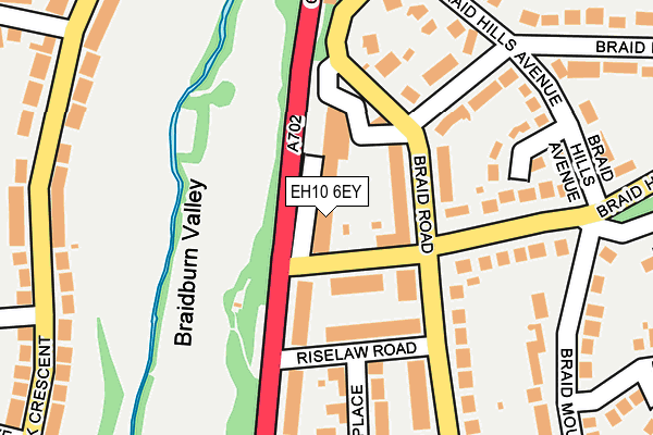 EH10 6EY map - OS OpenMap – Local (Ordnance Survey) EH10 6EY map - OS OpenMap – Local (Ordnance Survey)