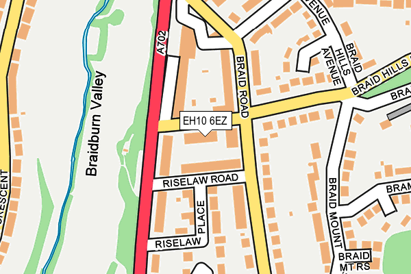 EH10 6EZ map - OS OpenMap – Local (Ordnance Survey) EH10 6EZ map - OS OpenMap – Local (Ordnance Survey)