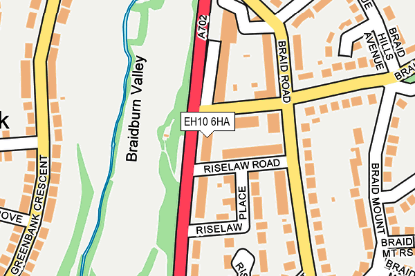EH10 6HA map - OS OpenMap – Local (Ordnance Survey) EH10 6HA map - OS OpenMap – Local (Ordnance Survey)