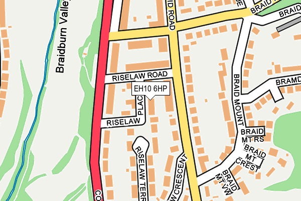 EH10 6HP map - OS OpenMap – Local (Ordnance Survey) EH10 6HP map - OS OpenMap – Local (Ordnance Survey)