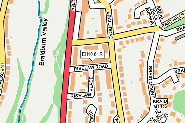 EH10 6HR map - OS OpenMap – Local (Ordnance Survey) EH10 6HR map - OS OpenMap – Local (Ordnance Survey)