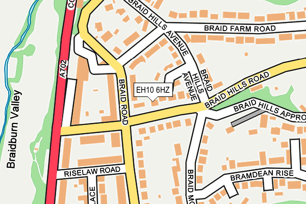 EH10 6HZ map - OS OpenMap – Local (Ordnance Survey) EH10 6HZ map - OS OpenMap – Local (Ordnance Survey)