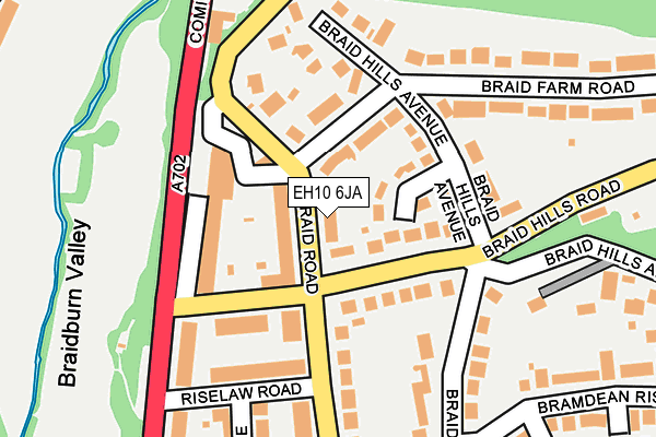 EH10 6JA map - OS OpenMap – Local (Ordnance Survey) EH10 6JA map - OS OpenMap – Local (Ordnance Survey)