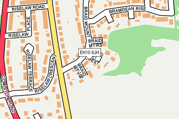 EH10 6JH map - OS OpenMap – Local (Ordnance Survey) EH10 6JH map - OS OpenMap – Local (Ordnance Survey)