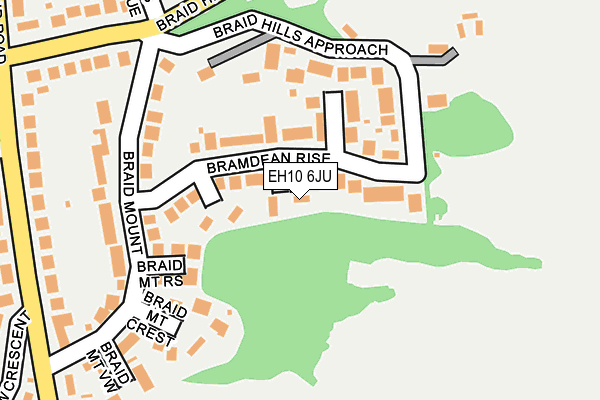 EH10 6JU map - OS OpenMap – Local (Ordnance Survey) EH10 6JU map - OS OpenMap – Local (Ordnance Survey)