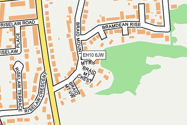EH10 6JW map - OS OpenMap – Local (Ordnance Survey) EH10 6JW map - OS OpenMap – Local (Ordnance Survey)