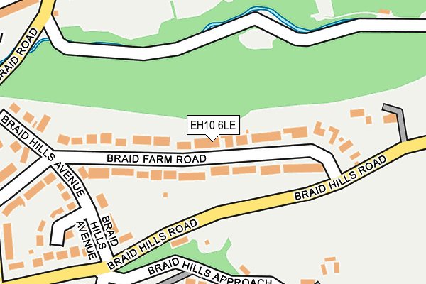 EH10 6LE map - OS OpenMap – Local (Ordnance Survey) EH10 6LE map - OS OpenMap – Local (Ordnance Survey)
