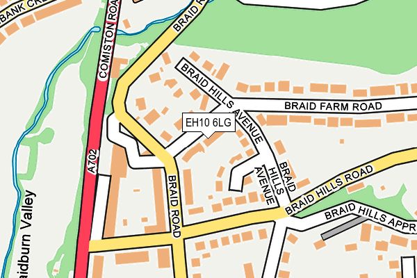 EH10 6LG map - OS OpenMap – Local (Ordnance Survey) EH10 6LG map - OS OpenMap – Local (Ordnance Survey)