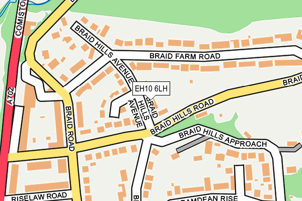 EH10 6LH map - OS OpenMap – Local (Ordnance Survey) EH10 6LH map - OS OpenMap – Local (Ordnance Survey)