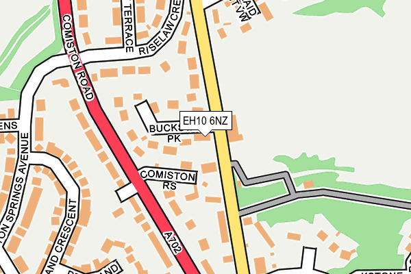 EH10 6NZ map - OS OpenMap – Local (Ordnance Survey) EH10 6NZ map - OS OpenMap – Local (Ordnance Survey)