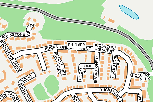 EH10 6PR map - OS OpenMap – Local (Ordnance Survey) EH10 6PR map - OS OpenMap – Local (Ordnance Survey)