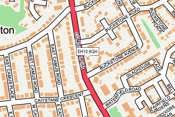 EH10 6QH map - OS OpenMap – Local (Ordnance Survey) EH10 6QH map - OS OpenMap – Local (Ordnance Survey)
