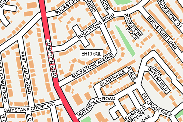 EH10 6QL map - OS OpenMap – Local (Ordnance Survey) EH10 6QL map - OS OpenMap – Local (Ordnance Survey)