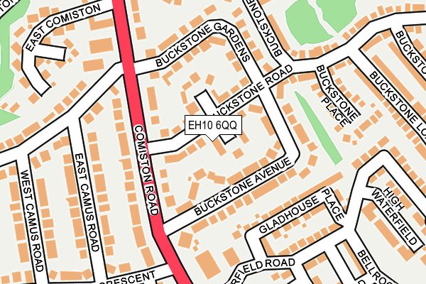 EH10 6QQ map - OS OpenMap – Local (Ordnance Survey) EH10 6QQ map - OS OpenMap – Local (Ordnance Survey)