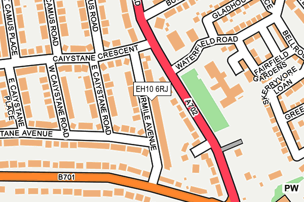 EH10 6RJ map - OS OpenMap – Local (Ordnance Survey) EH10 6RJ map - OS OpenMap – Local (Ordnance Survey)